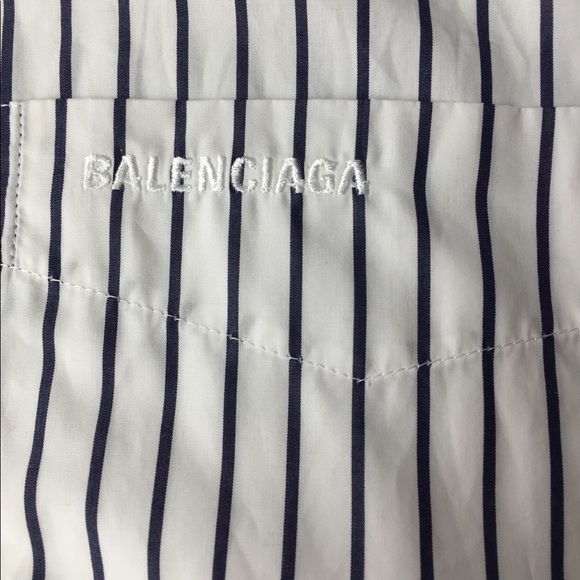 Balenciaga Shirt Blouse Button-Down Brand New with Tag 100% Authentic - Picture 3 of 15